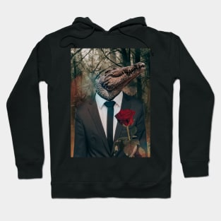 Crocodile in Suit Hoodie